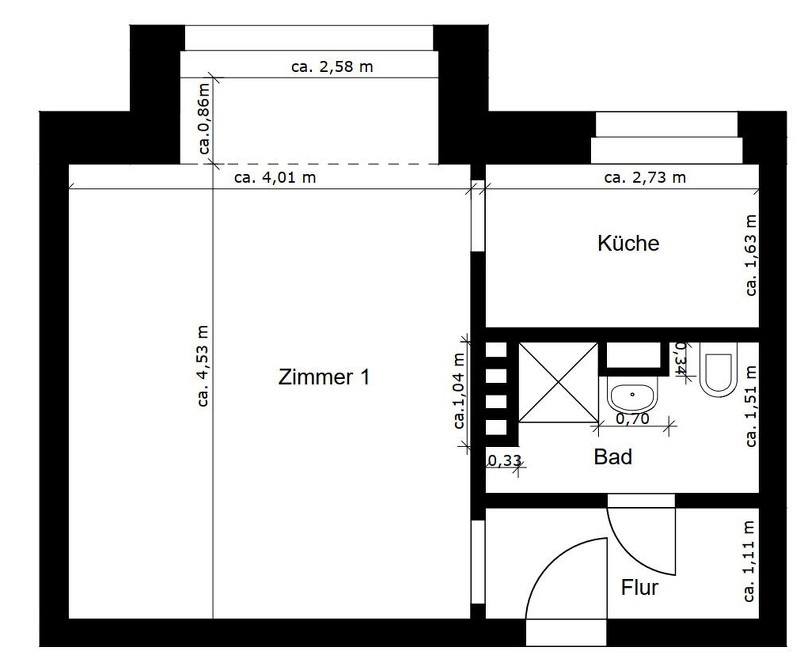 Hübsche Single-Wohnung nahe Carl-Thiem-Klinikum - Photo 2