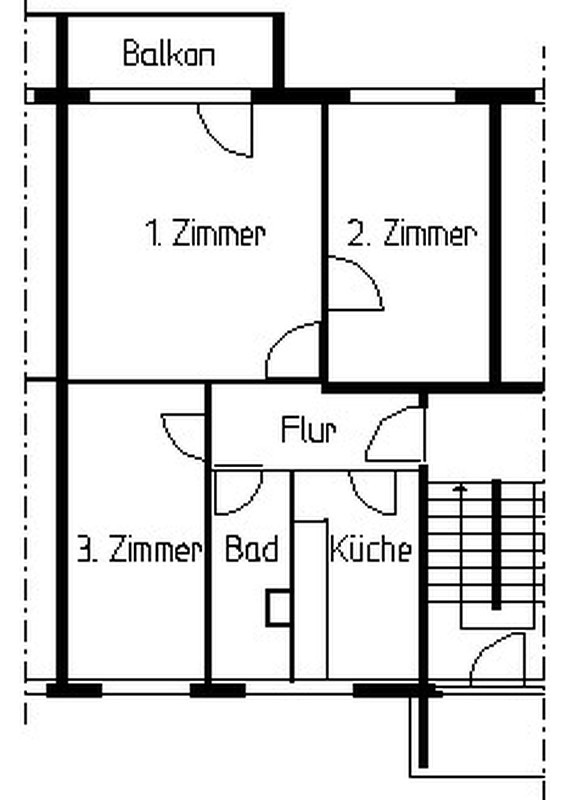 Wohnung im Grünen und mit Balkon - Foto 2